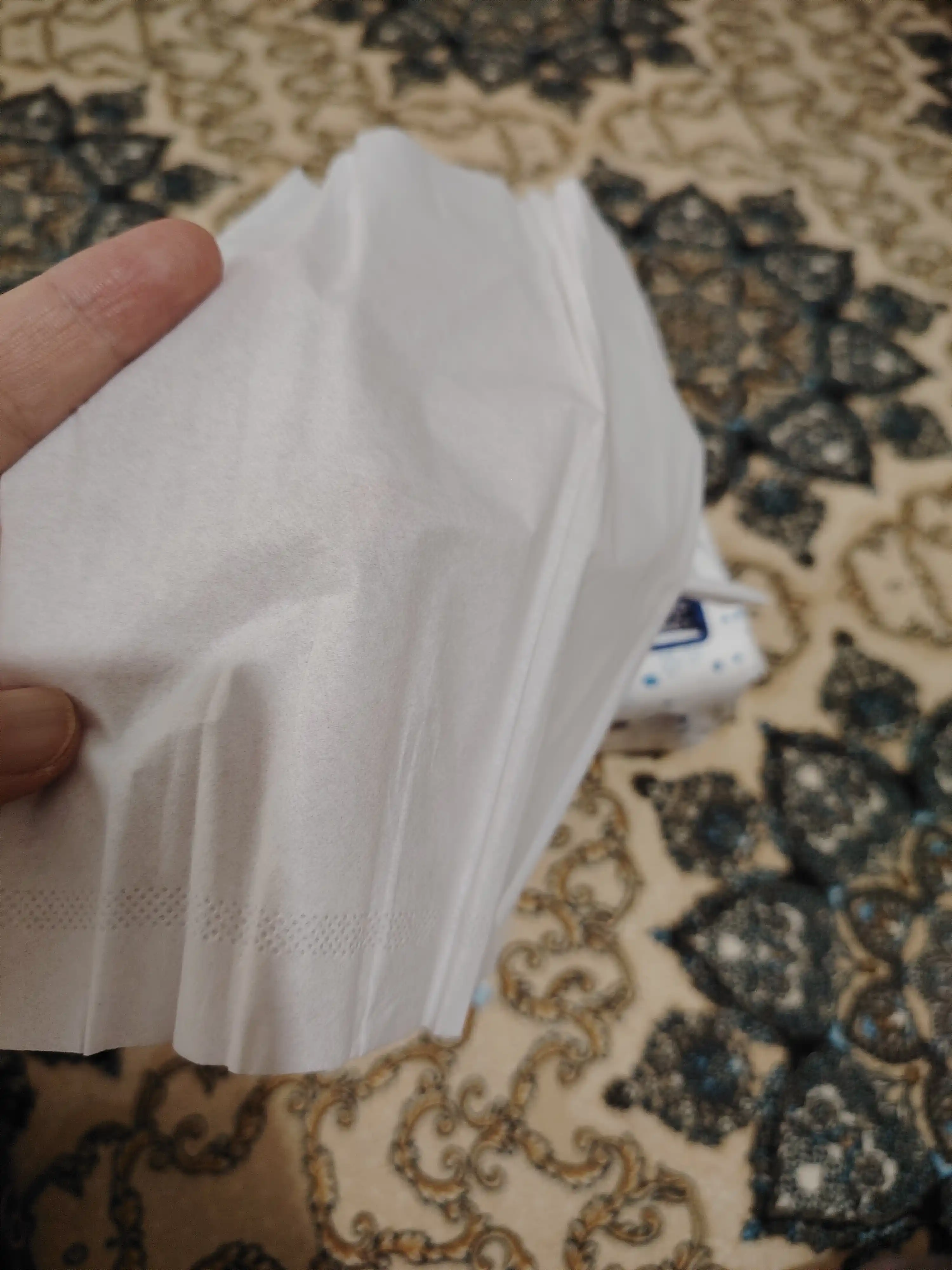 ZAINA gigiyenik salfetkalari, yuz va qo‘l uchun, 2 qavatli