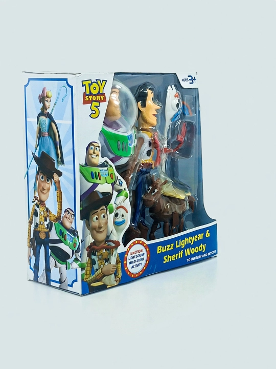 Toy Story 5 figuralar to'plami: Buzz Layter, Vudi, Forki, Bulzay