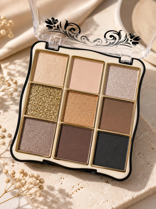 Палетка теней для век Velora Cosmetics Eyeshadow набор для макияжа, 9 цветов