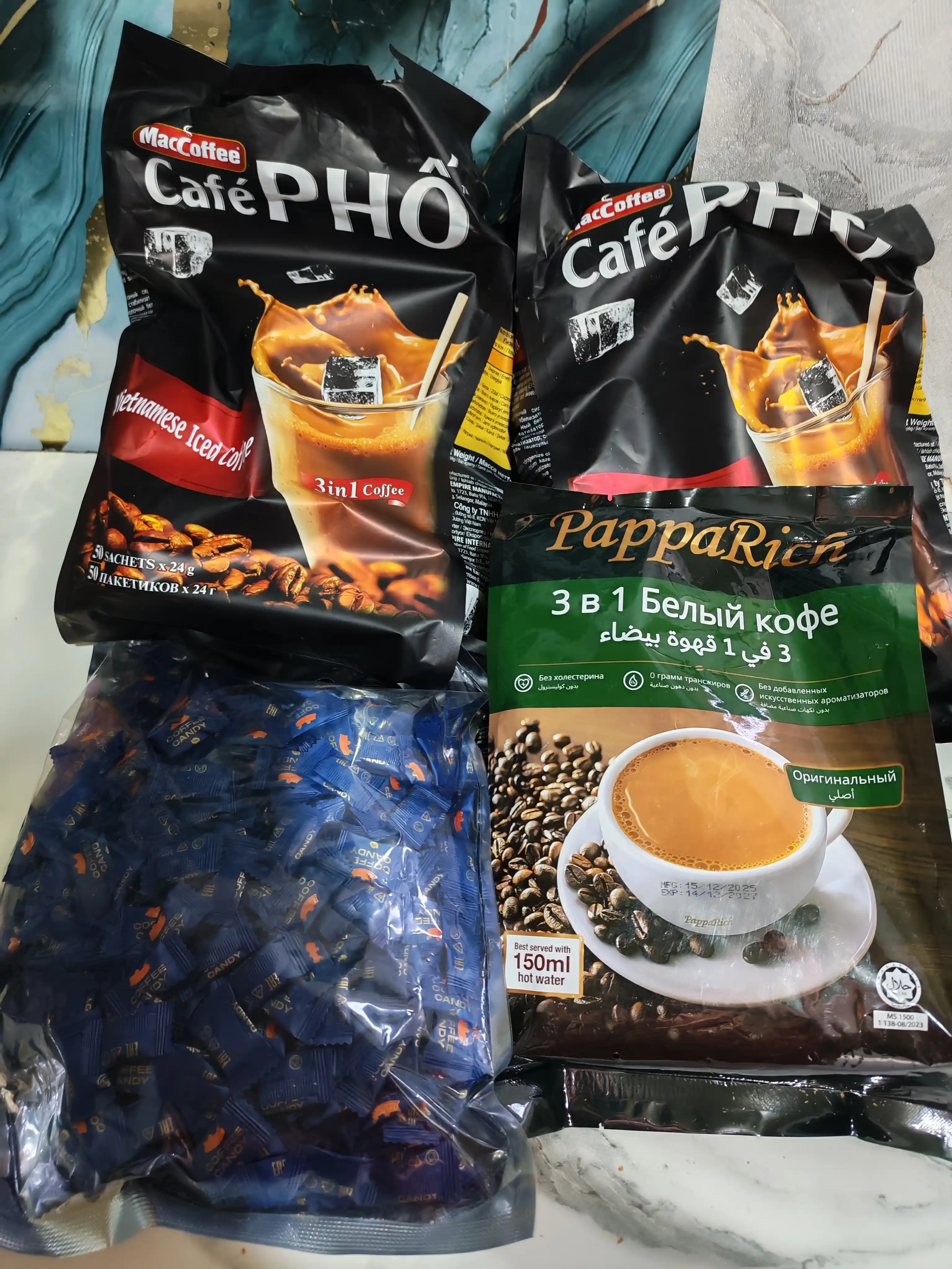 Kofeli konfetlar Sheeralab Coffee Candy, 500 gr