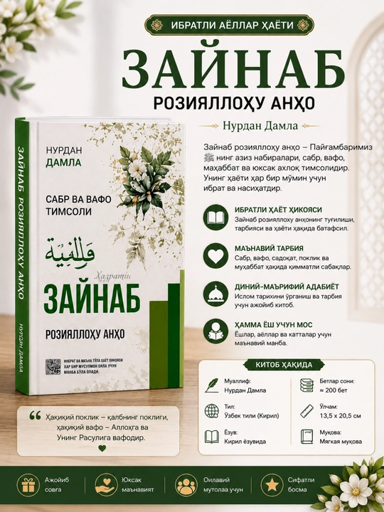 Фатима, Марьям, Зайнаб, Оиша, Хадича — сборник историй исламских женщин