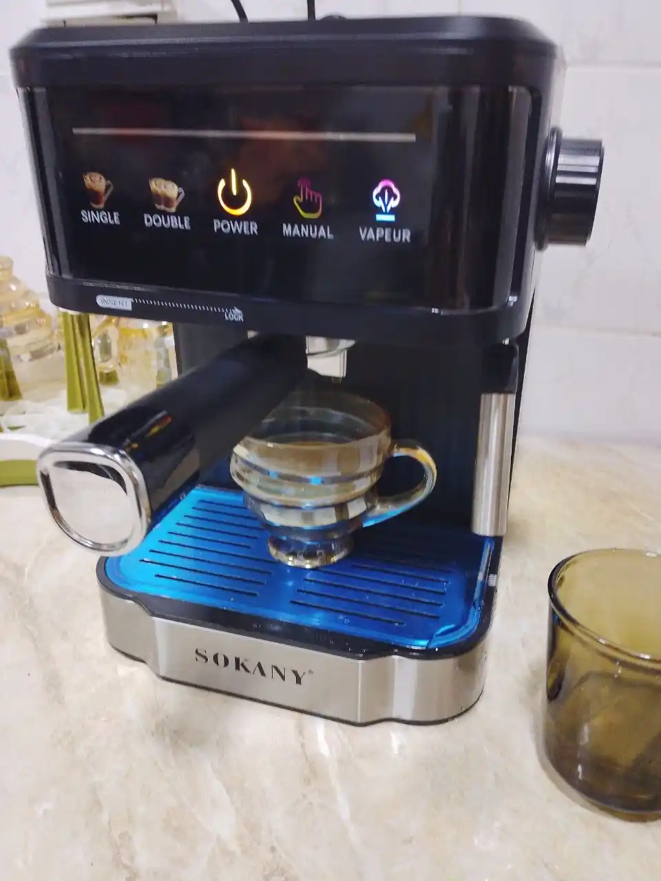SOKANY SK-04025 Premium Espresso Qahva Mashinasi  20 Bar, Kapuchino va Latte Tayyorlash