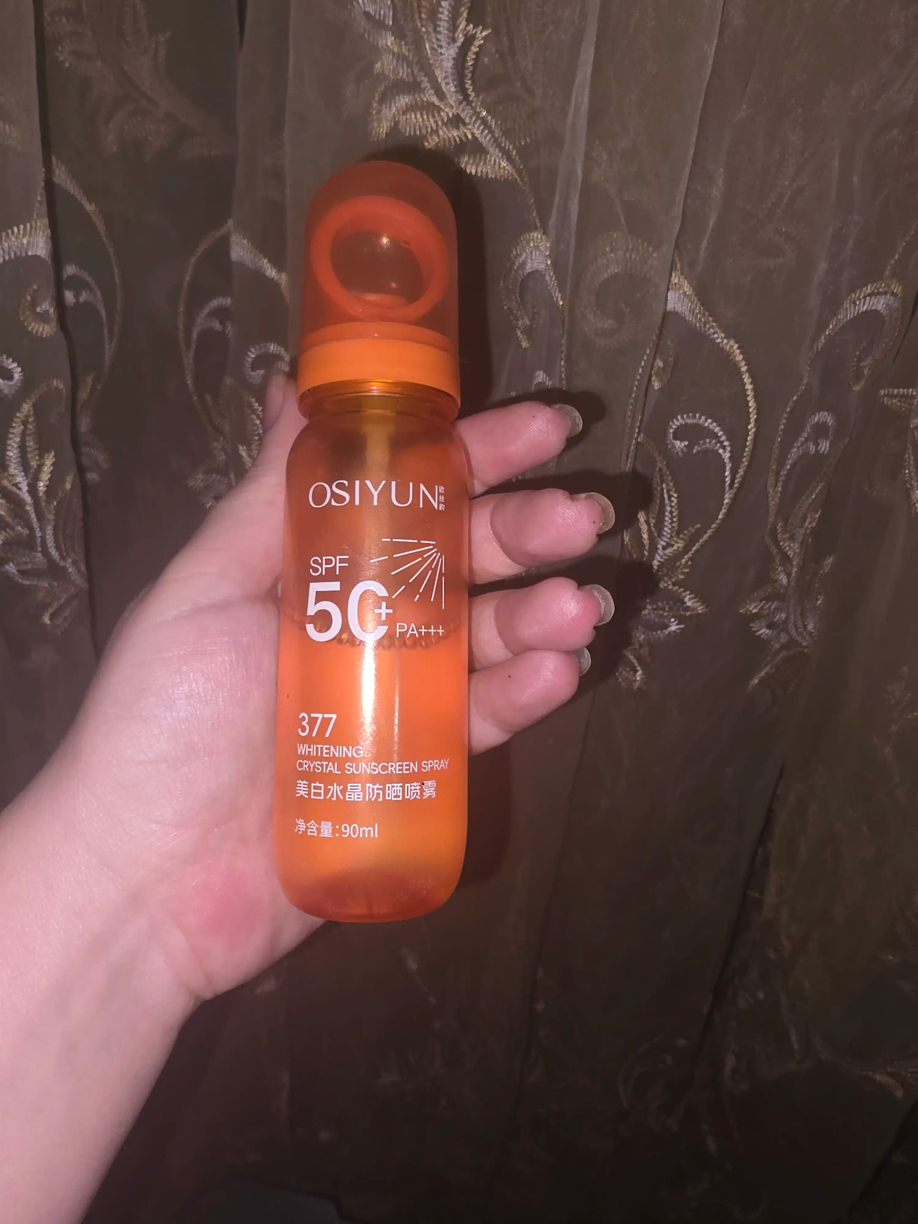 SPF50+ O‘SIYUN 377 PA+++ quyoshdan himoyalovchi sprey