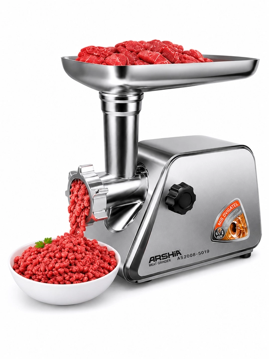 ARSHIA AS2008-5019 go‘sht maydalagich — 2000 Vt, metall korpus