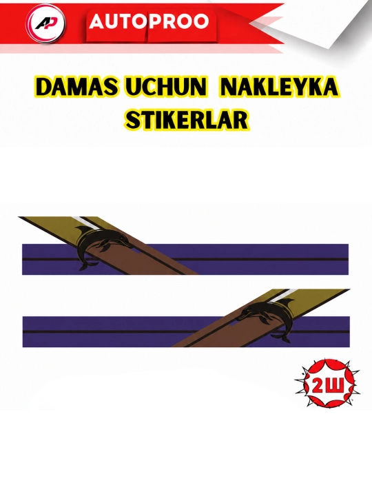 Damas nakleyka uchun vinil stikerlar salon uchun stiker