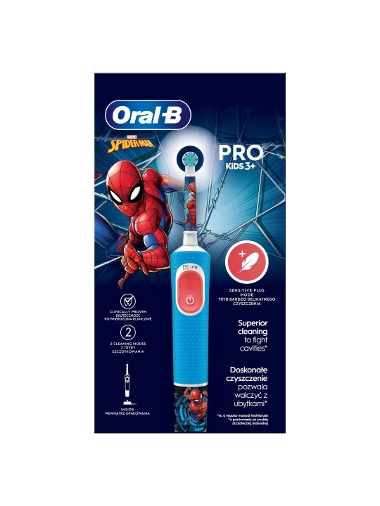 Oral-B Vitality Kids Spiderman elektr tish cho‘tkasi D103.413.2K