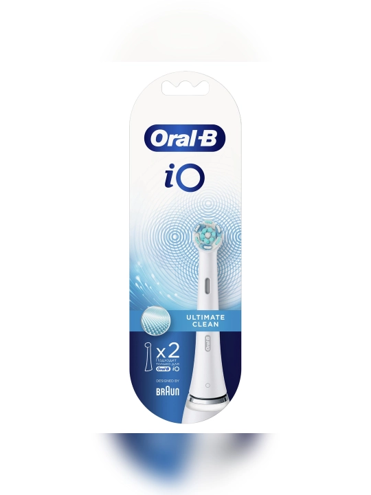 Oral-B iO Ultimate Clean White tish cho‘tkalari uchun nasadka, 2 dona