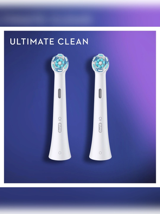 Oral-B iO Ultimate Clean White tish cho‘tkalari uchun nasadka, 2 dona