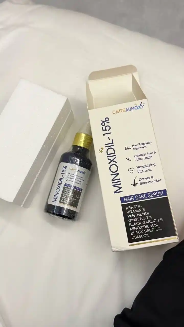 Minoksidil, Minoxidil 15% – soch va soqol o‘stirish uchun svirtka
