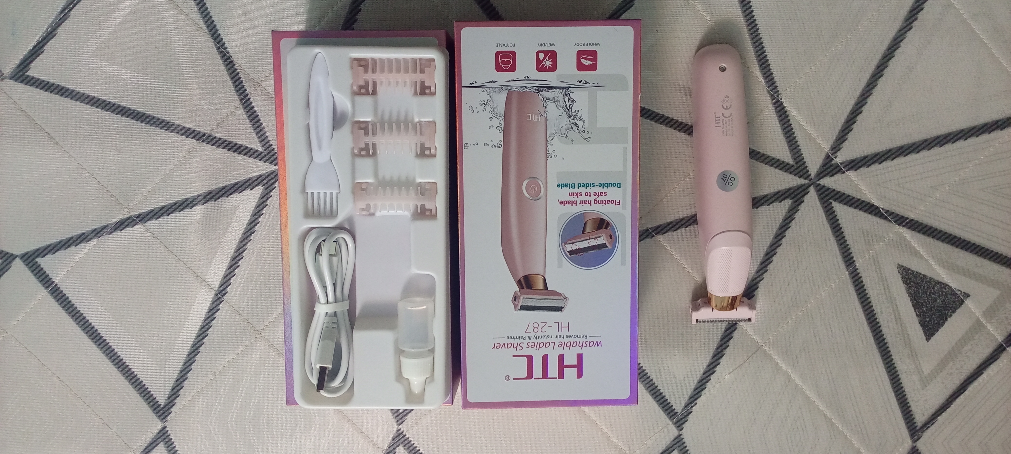 Trimmer HTC One Blade, soqol va tana uchun trimmer va epilator
