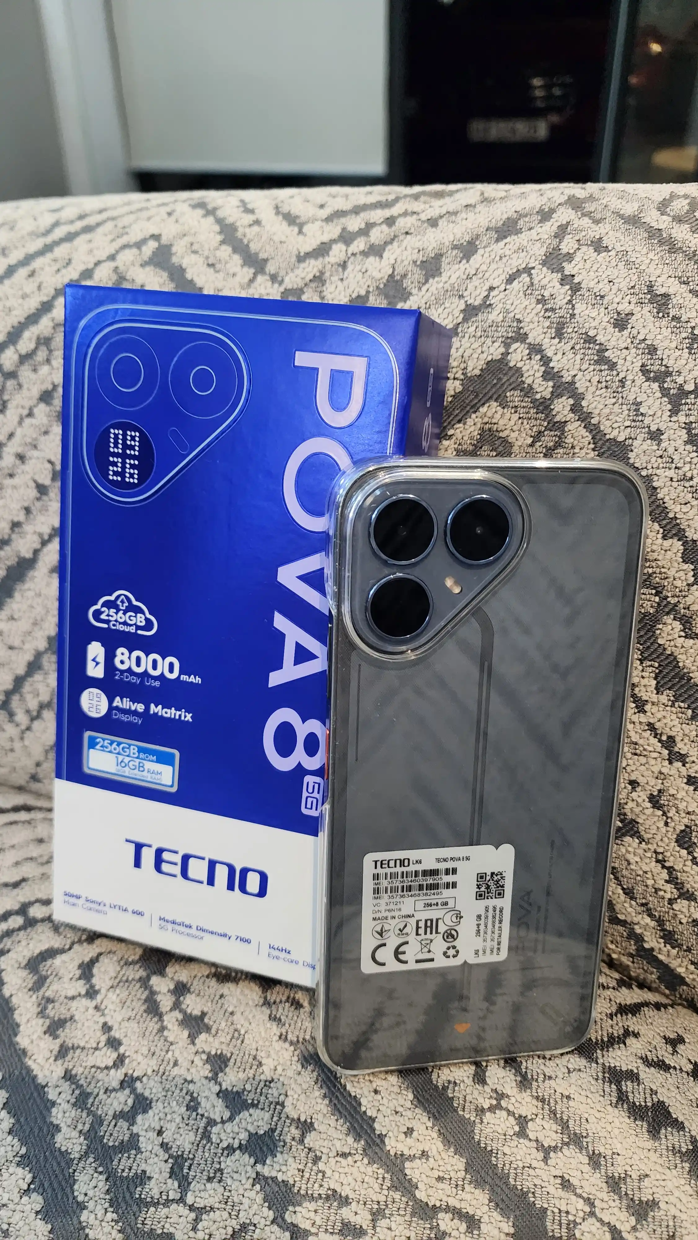 Игровой смартфон TECNO POVA 8/ телефон Tecno Pova 8 Pro, 5G, 8/256 GB