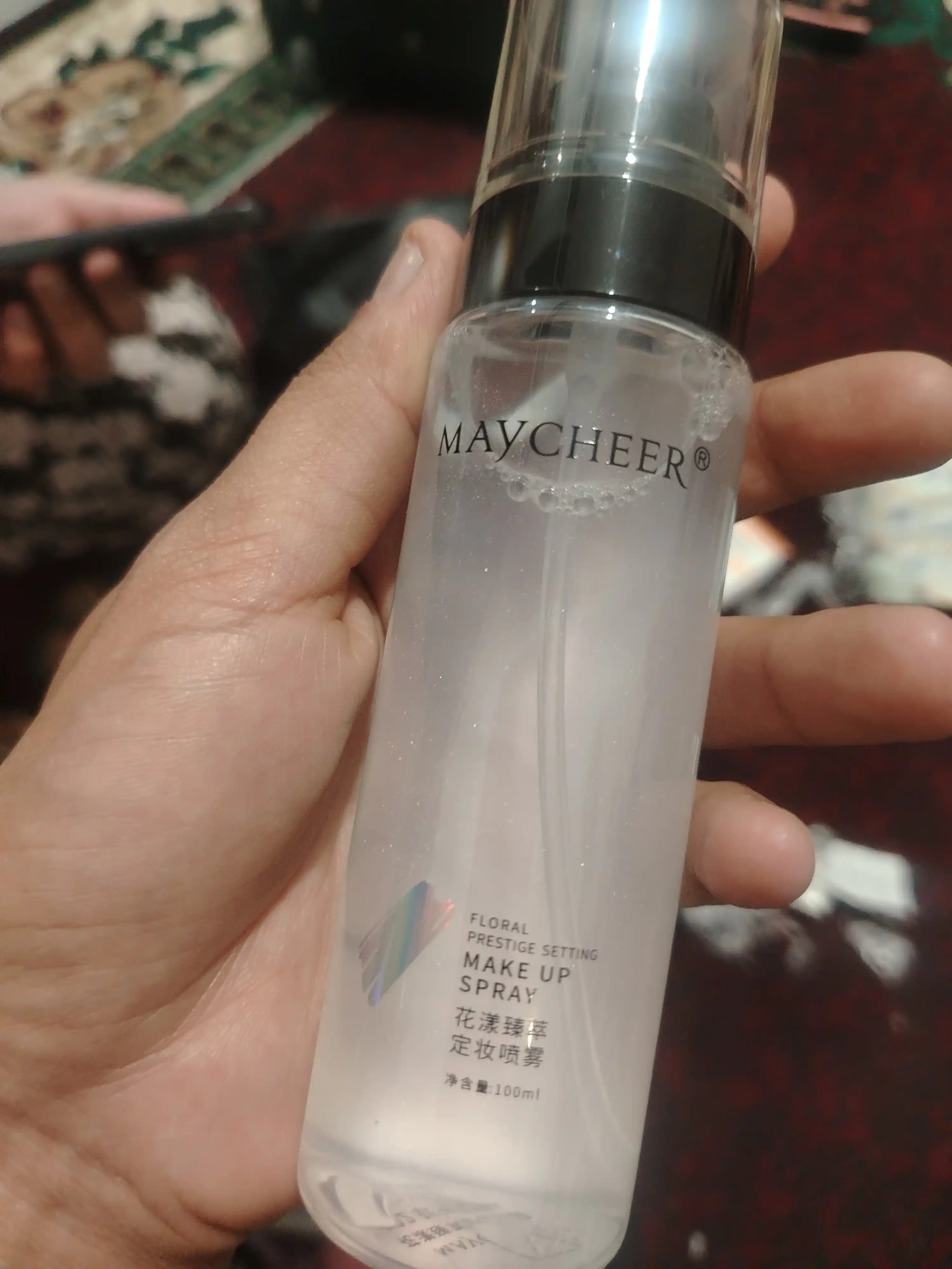 Mukammal pardoz uchun "Maycheer" fiksatsiyalovchi spreyi, 100 ml