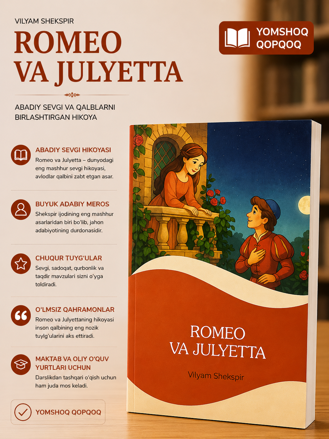 Romeo va Juletta, Uilyam Shekspir - 
