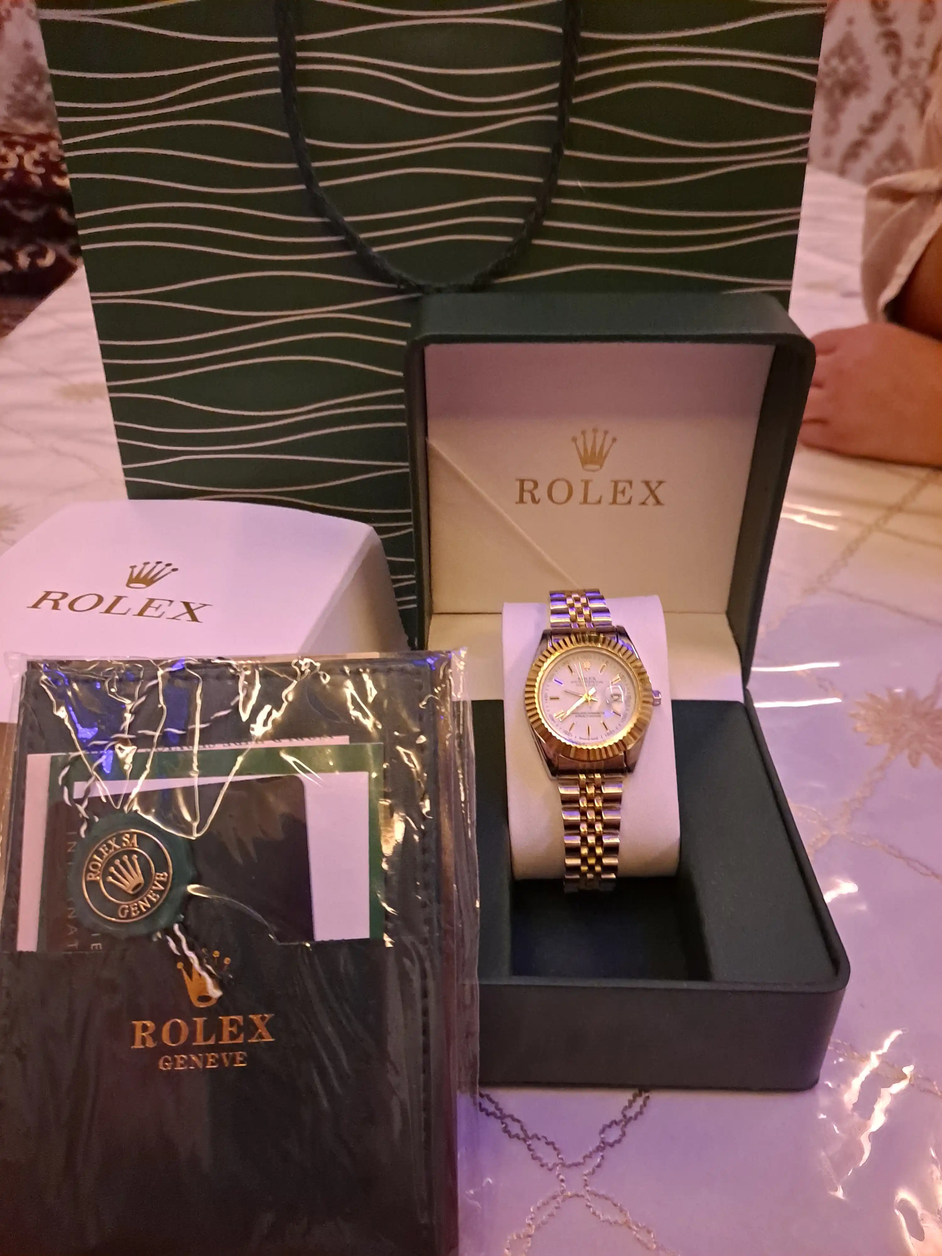 Ayollar qo'l soati Rolex, har qanday uslub uchun, soat - quti - sumka - hujjat va vip kart