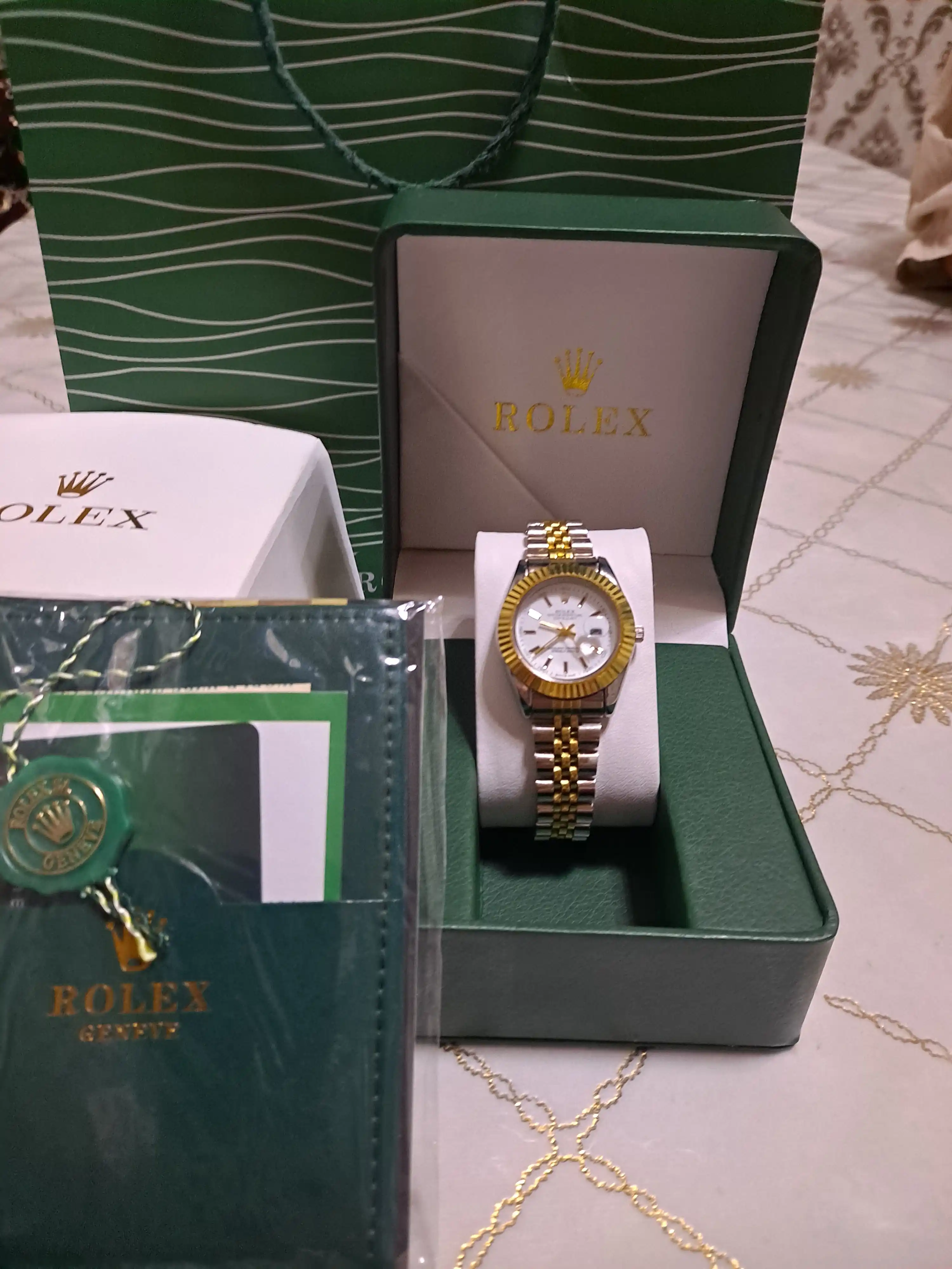 Ayollar qo'l soati Rolex, har qanday uslub uchun, soat - quti - sumka - hujjat va vip kart