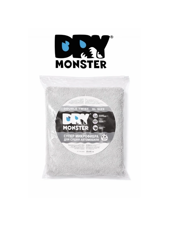 Полотенце для автомобиля DRY MONSTER, микрофибра для сушки машины, тряпка для авто