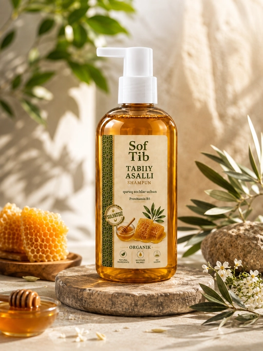 Shampun Softib asalli, oziqlantiruvchi va tiklovchi, 400 ml