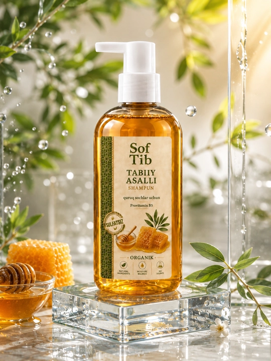 Shampun Softib asalli, oziqlantiruvchi va tiklovchi, 400 ml