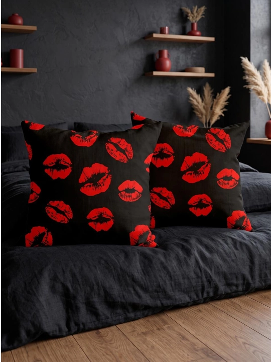 70×70 см o‘lchamdagi zamokli yostiq jildlari, 2 dona. Poplin, 100% paxta
