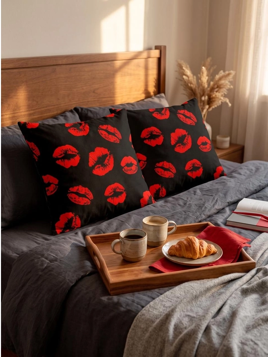 70×70 см o‘lchamdagi zamokli yostiq jildlari, 2 dona. Poplin, 100% paxta