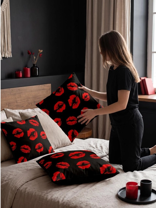 70×70 см o‘lchamdagi zamokli yostiq jildlari, 2 dona. Poplin, 100% paxta