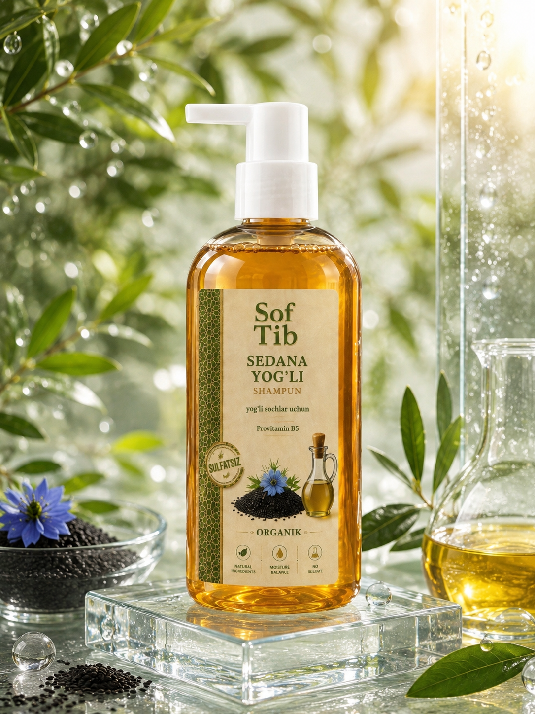 Shampun Sedanali, sochni mustahkamlovchi va parvarish qiluvchi, 400 ml - 