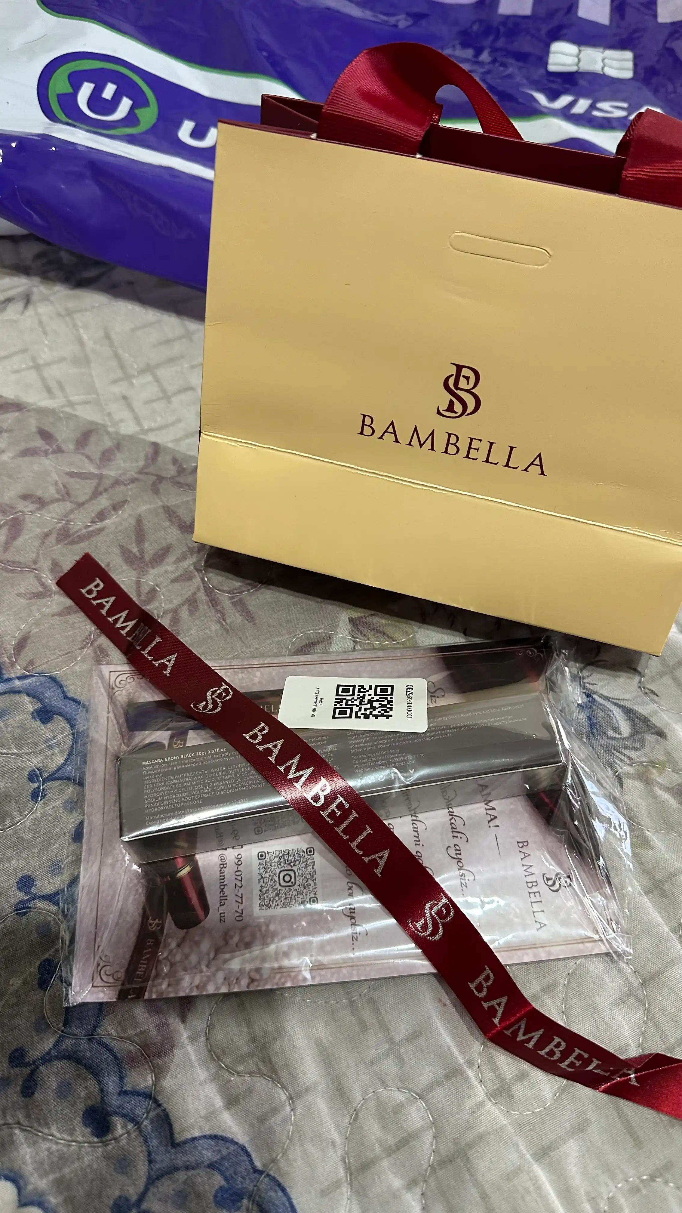 BAMBELLA для женских ресниц утолщает тушь современный дизайн черного цвета