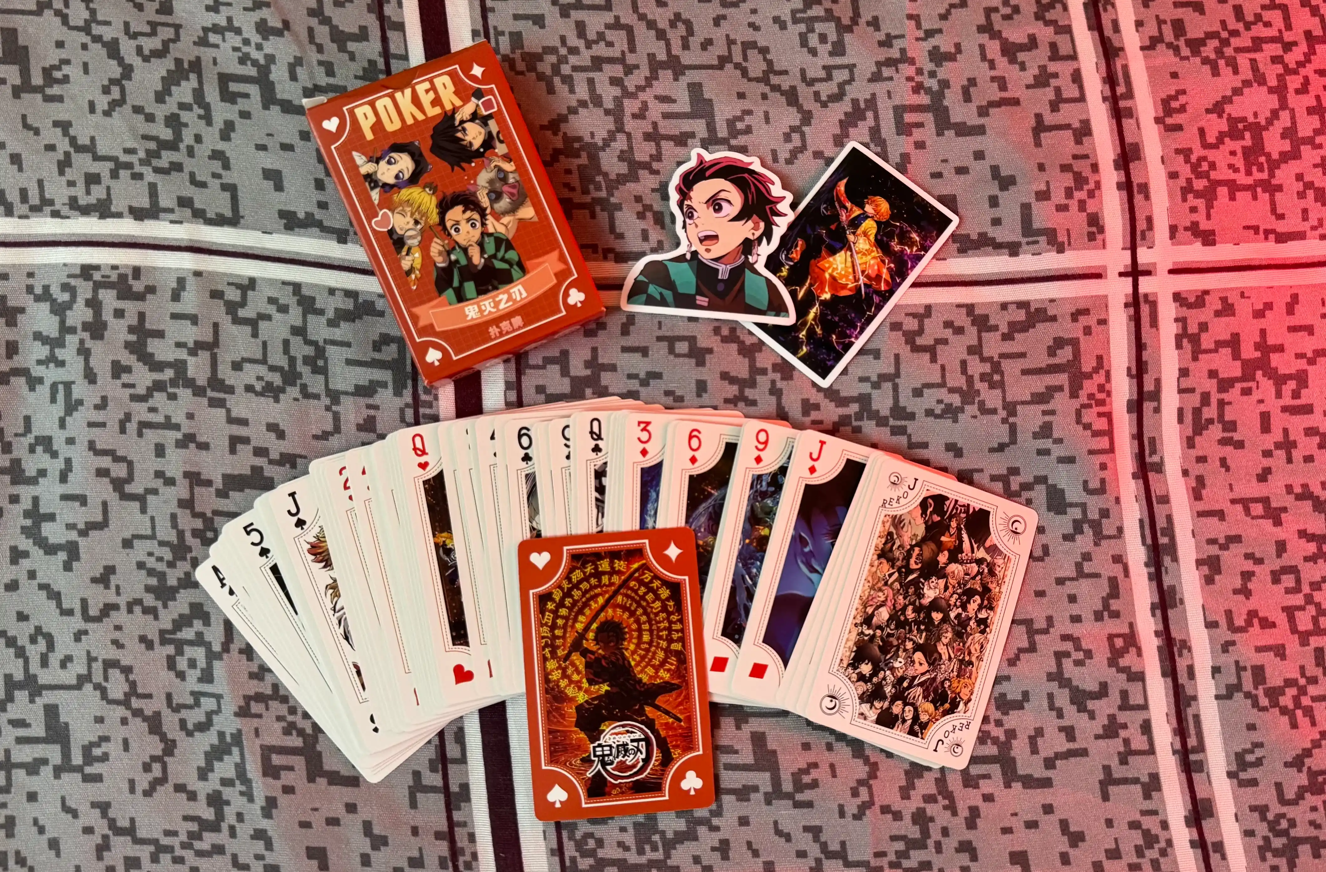 Игральные карты аниме Клинок рассекающий демонов  Demon slayer коллекционные карты покера