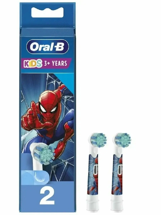 Насадки Oral-B Kids EB10S Spider-Man, 2 шт, мягкие щетинки, для детей