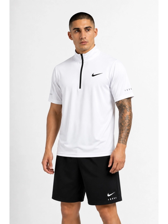 Футболка Nike для тренировок — лёгкая, быстросохнущая, 100% полиэстер, дышащая - 