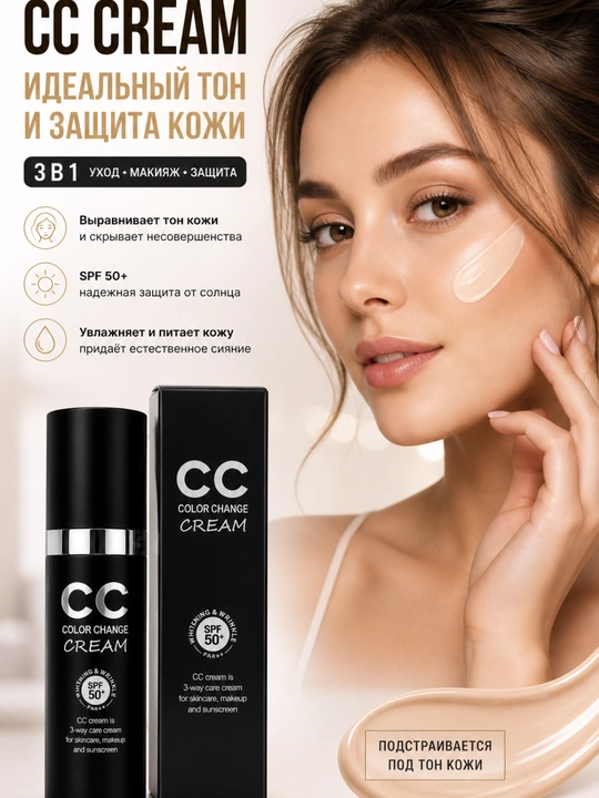 24K Gold kollagen CC Cream SPF60 tonal kremi, Dr Rashel - 