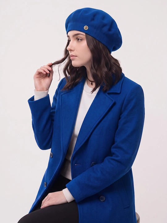 Ayollar uchun beretka, klassik to'qilgan beret va shapka Boni SNOWL