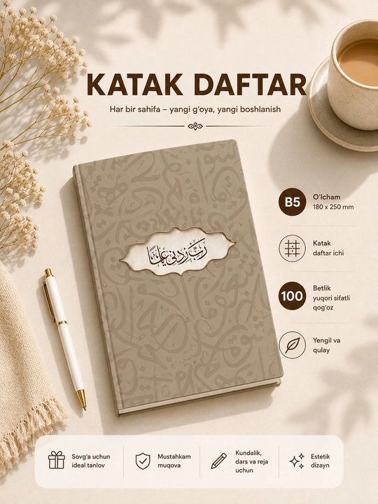 Konspekt uchun premium daftar - 