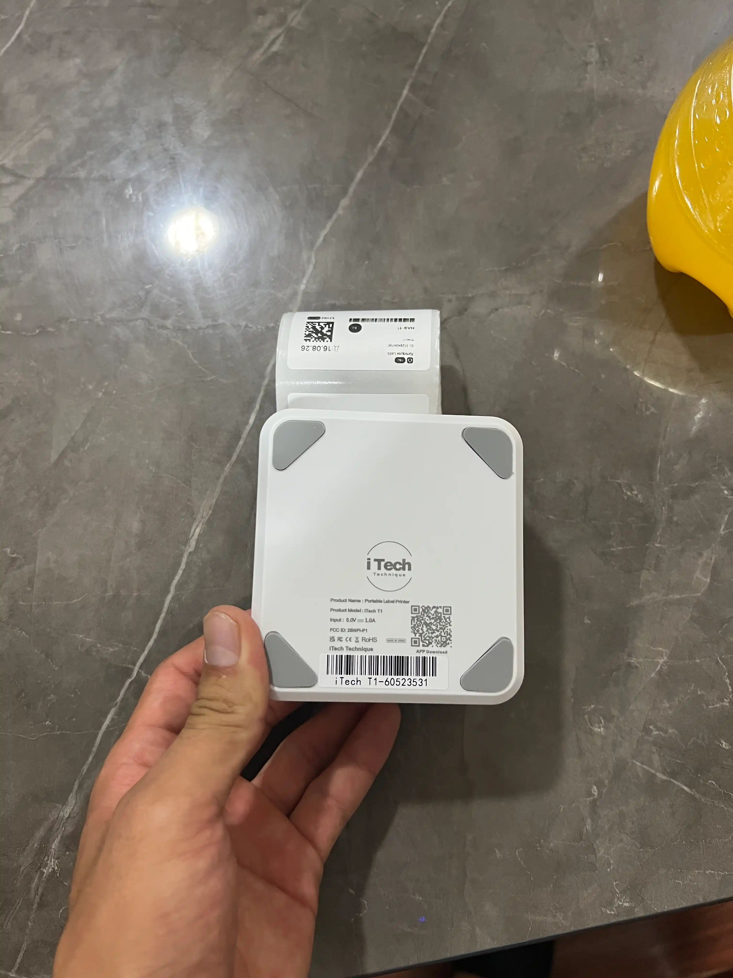Bluetooth termal yorliq printeri iTech T1