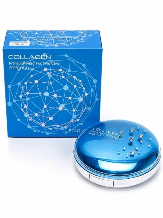 Collagen Premium Hydro Two Way Cake SPF50+/PA++ — увлажняющая пудра с коллагеном - 