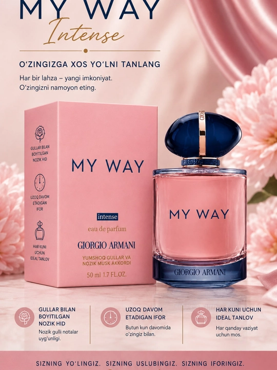 Ayollar parfyumeriya suvi Giorgio Armani My Way Intense - 