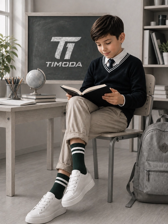 TIMODA 7020 — bolalar paypoqlari, 3 juft, 31-34 o'lcham