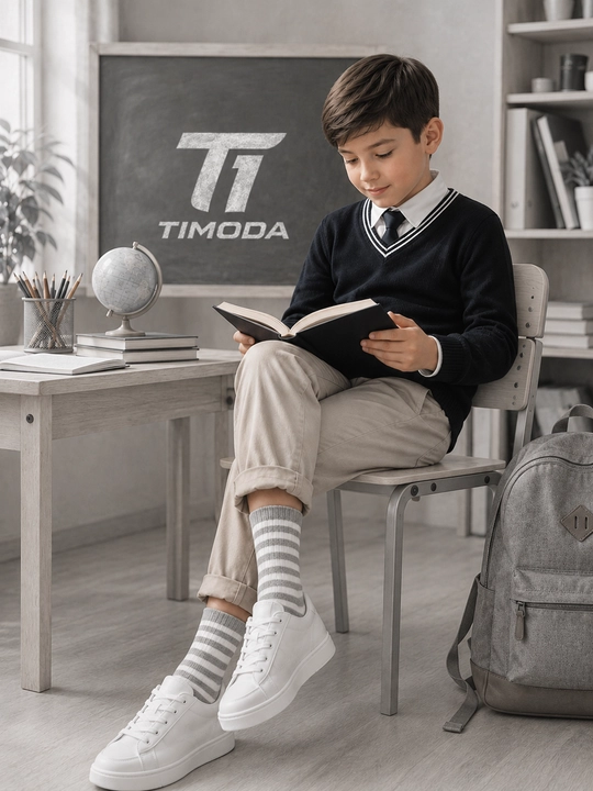 TIMODA 7020 — bolalar paypoqlari, 3 juft, 31-34 o'lcham