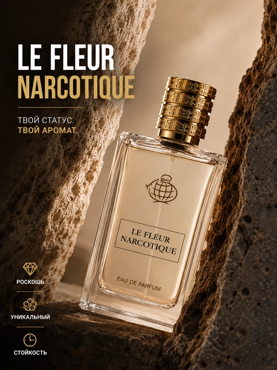 Le Fleur Narcotique unisex atirlari, lichi, shaftoli, bergamot, pion, jasmin, mushk, atir - 