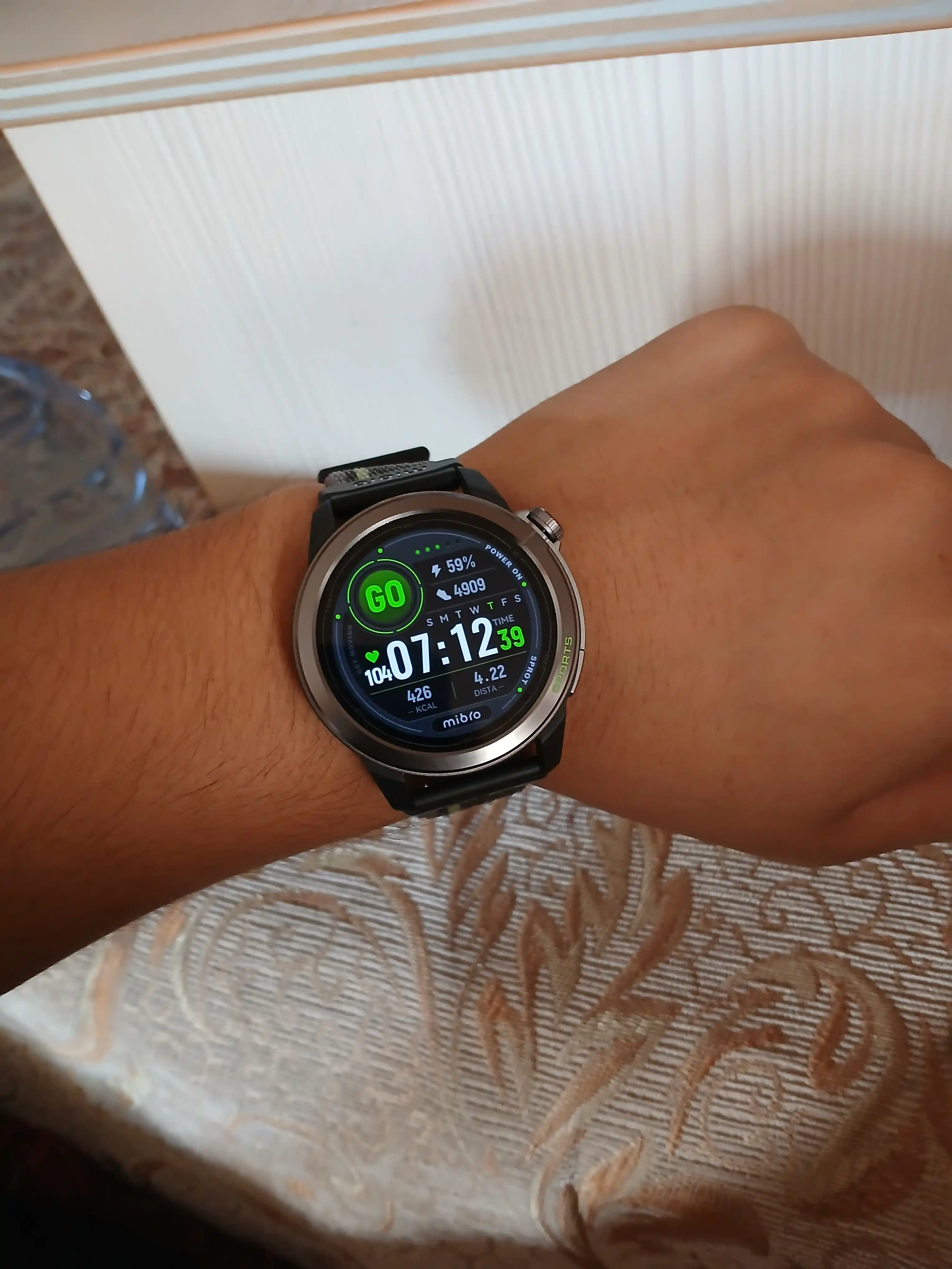 Mibro GS Active 2 AMOLED умные часы, Dual GPS, Bluetooth звонки, 20 дней, 5 ATM