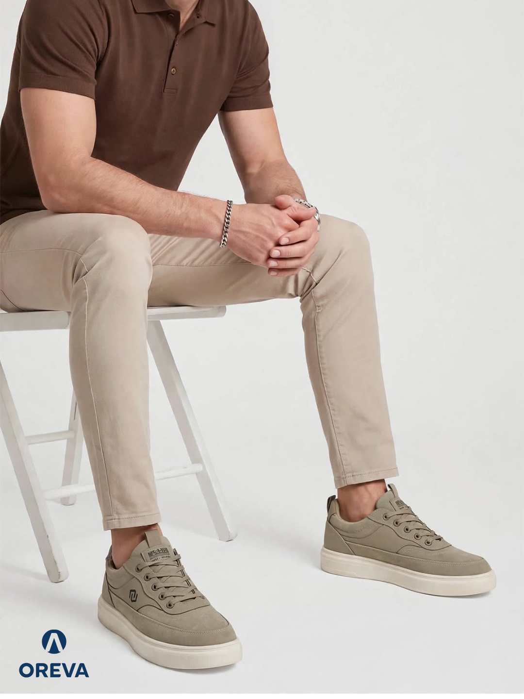Erkaklar uchun krossovka – keda. Casual model. Tekstil material. Kichik o‘lchamli