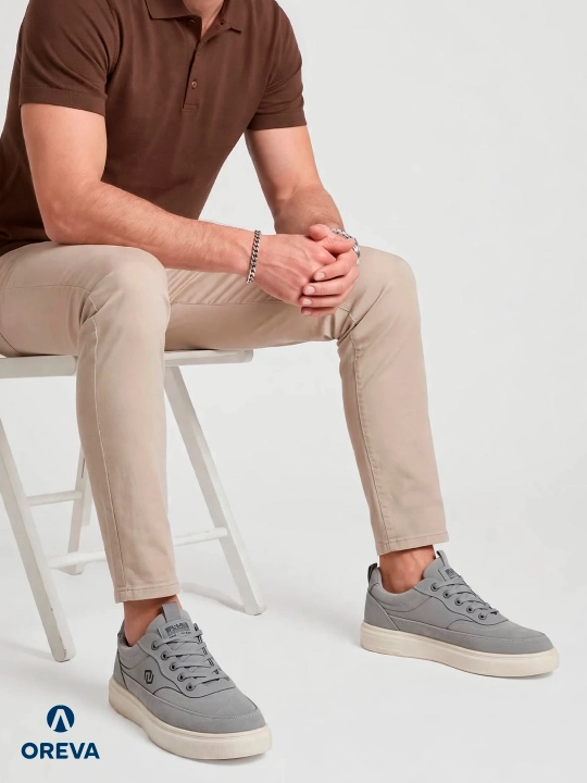 Erkaklar uchun krossovka – keda. Casual model. Tekstil material. Kichik o‘lchamli