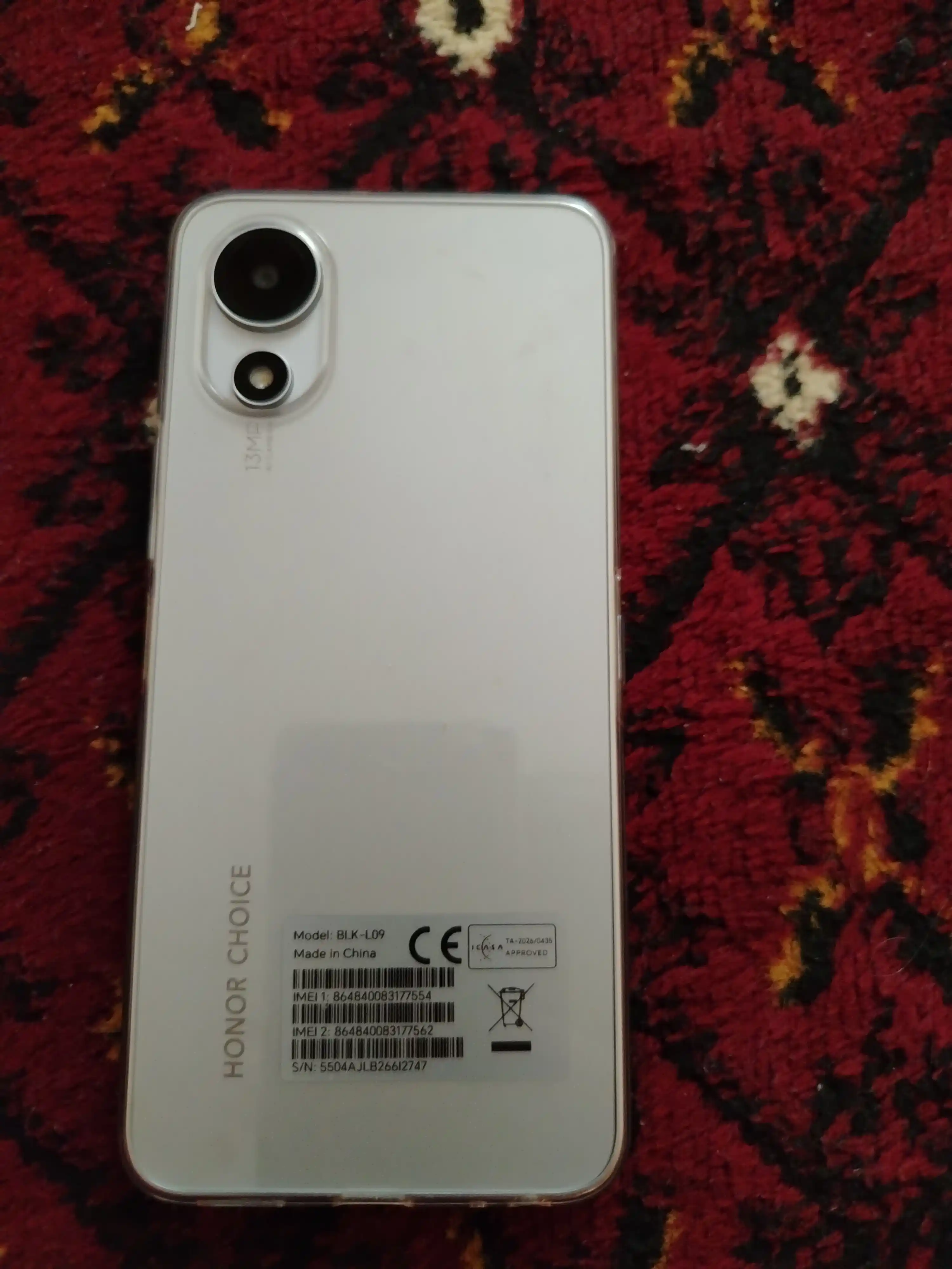 Smartfon HONOR CHOICE T10, 2ta sim,5000mAh,HD ekran,1 Yil kafolat