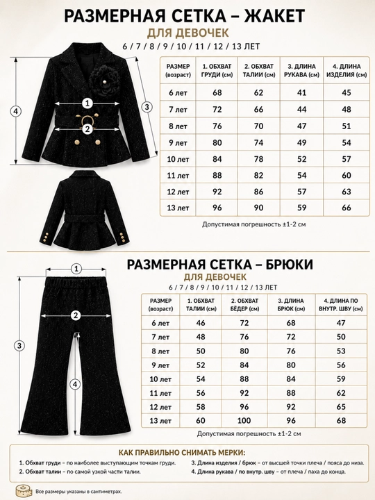 Классический праздничный костюм для девочек двухчастный, из блестящего вельвета, 6-13 лет