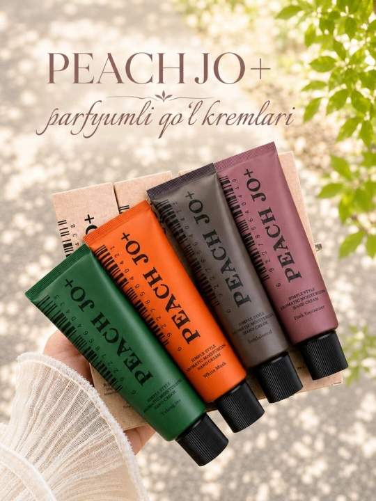 Крем для рук PEACH JO+, увлажняющий ароматный крем для мягкости кожи, 50 г