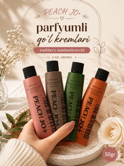 Крем для рук PEACH JO+, увлажняющий ароматный крем для мягкости кожи, 50 г