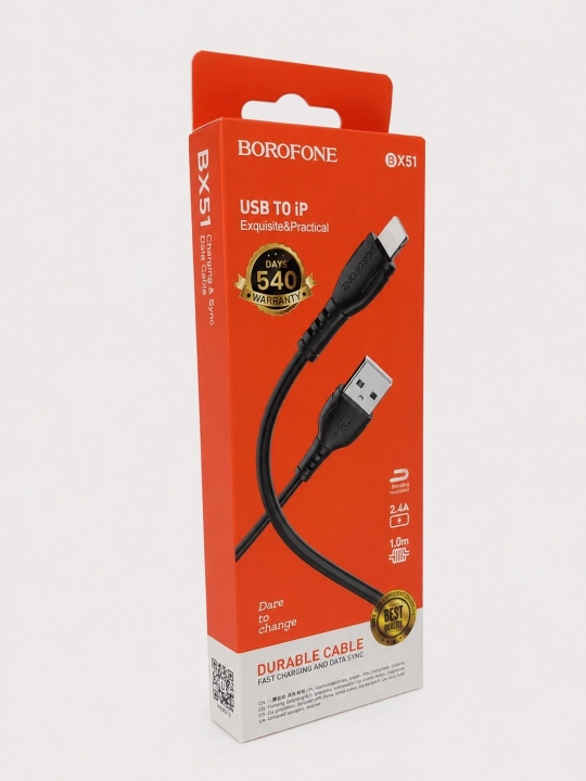 Micro USB, Lightning, Type-C, 1 m, tez zaryadlash va ma’lumot uzatish