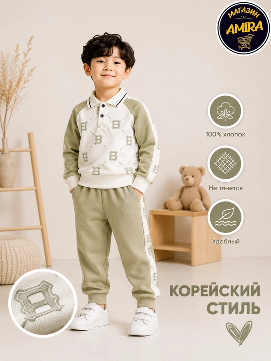 Спортивный костюм для мальчиков, 2–6 лет - 