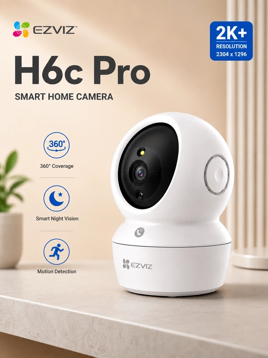 EZVIZ H6c Pro 2K+ — умная Wi-Fi камера
