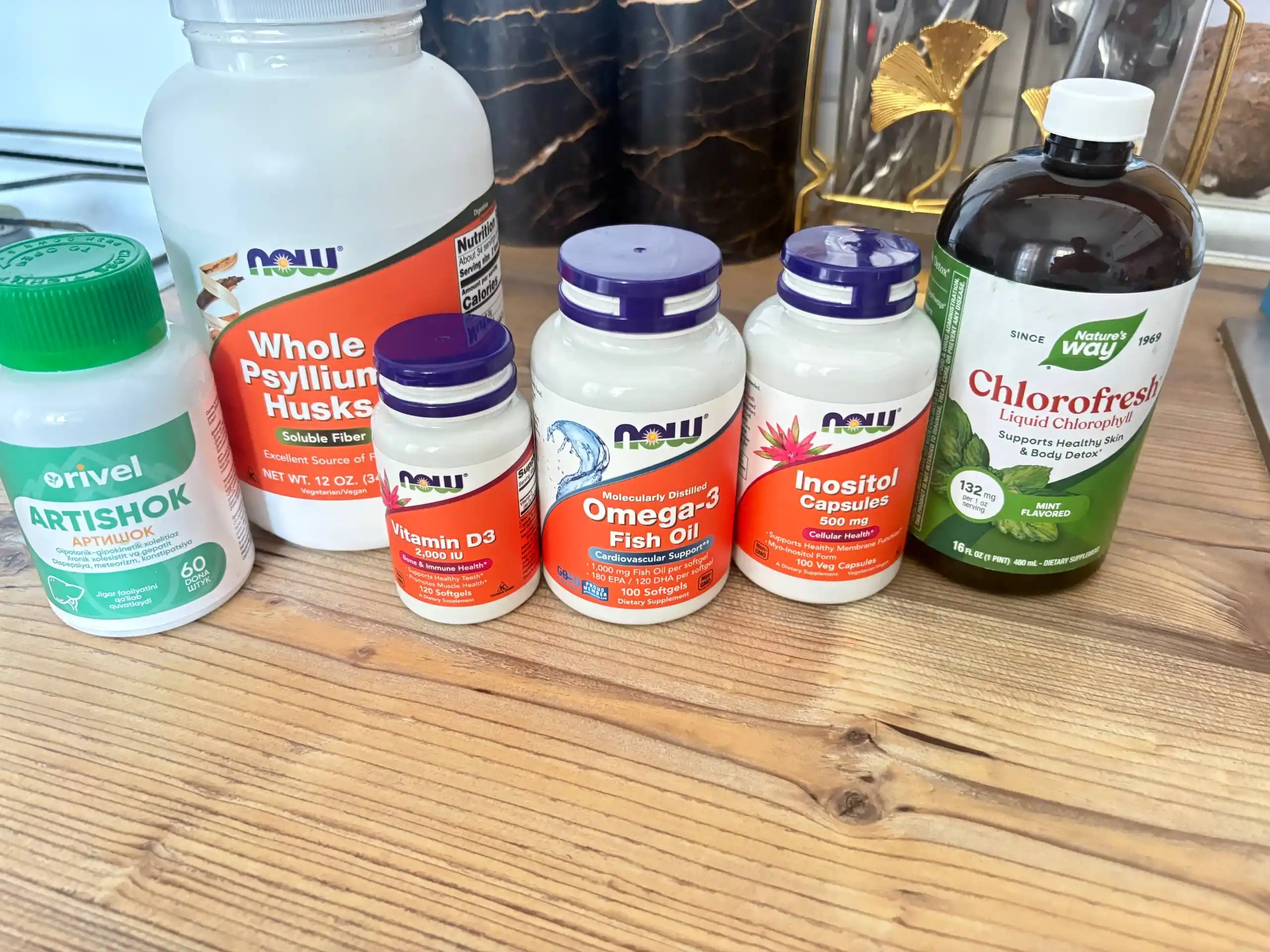 Psyllium urug'ining qobig'i Now Foods Psyllium Husk